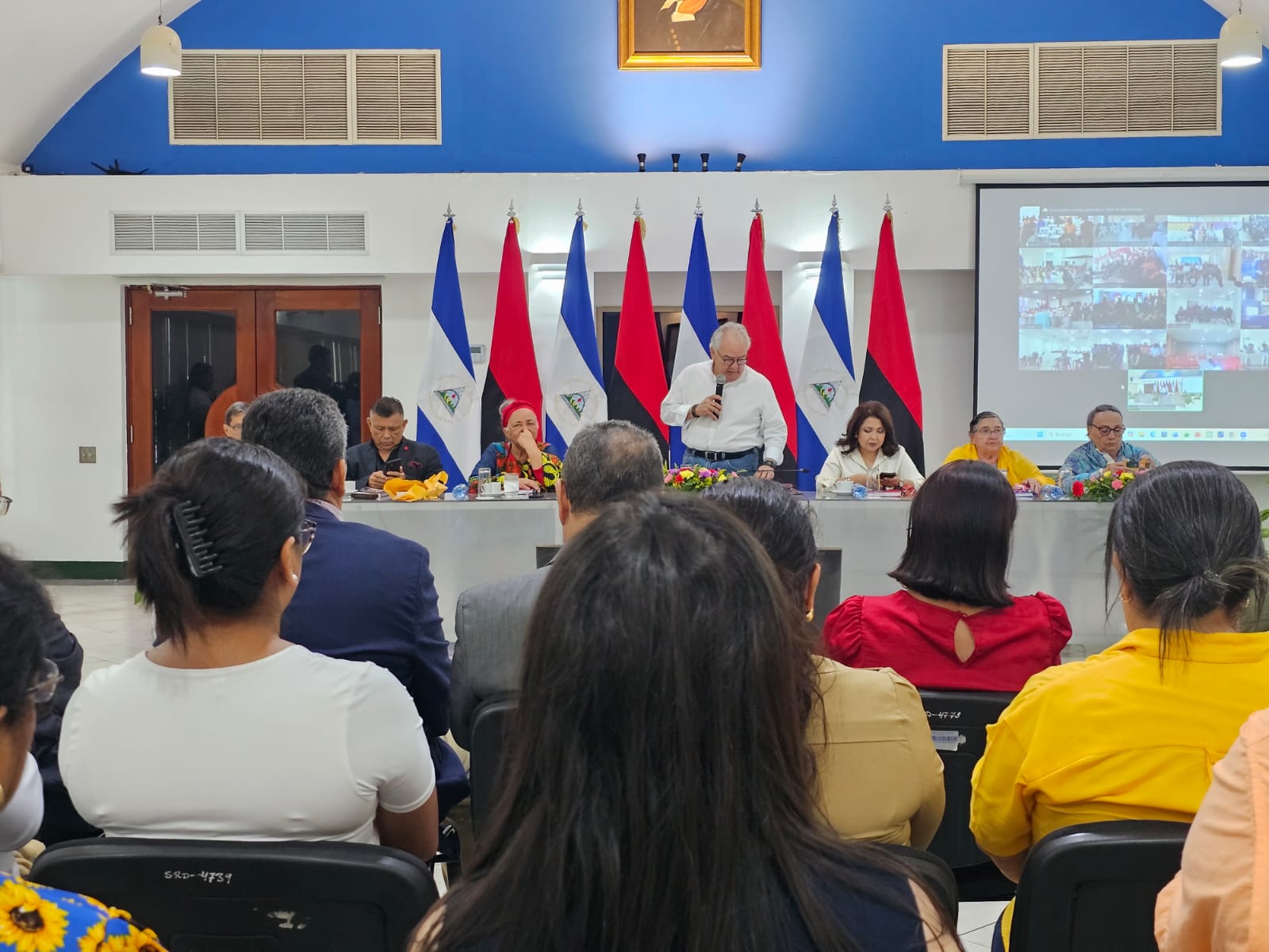 Trabajadores de la construcción respaldan reformas parciales a la Constitución Política de Nicaragua