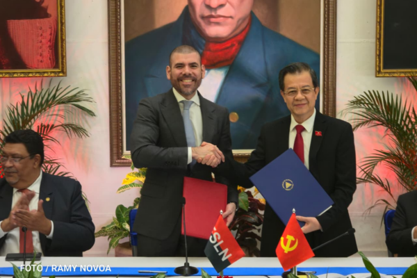 FSLN y Partido Comunista de Vietnam firman acuerdo de cooperación para fortalecer la amistad y el desarrollo conjunto