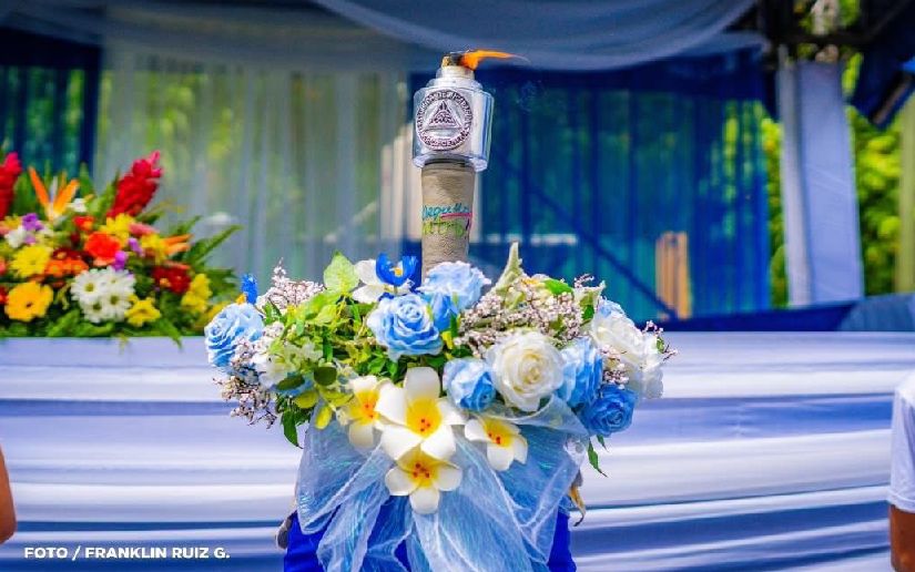 Antorcha de la Independencia llegará a Nicaragua este 12 de septiembre