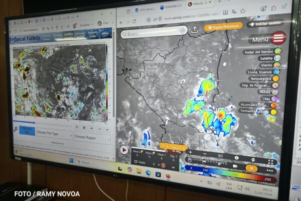Dos ondas tropicales influirán en las condiciones del tiempo en Nicaragua